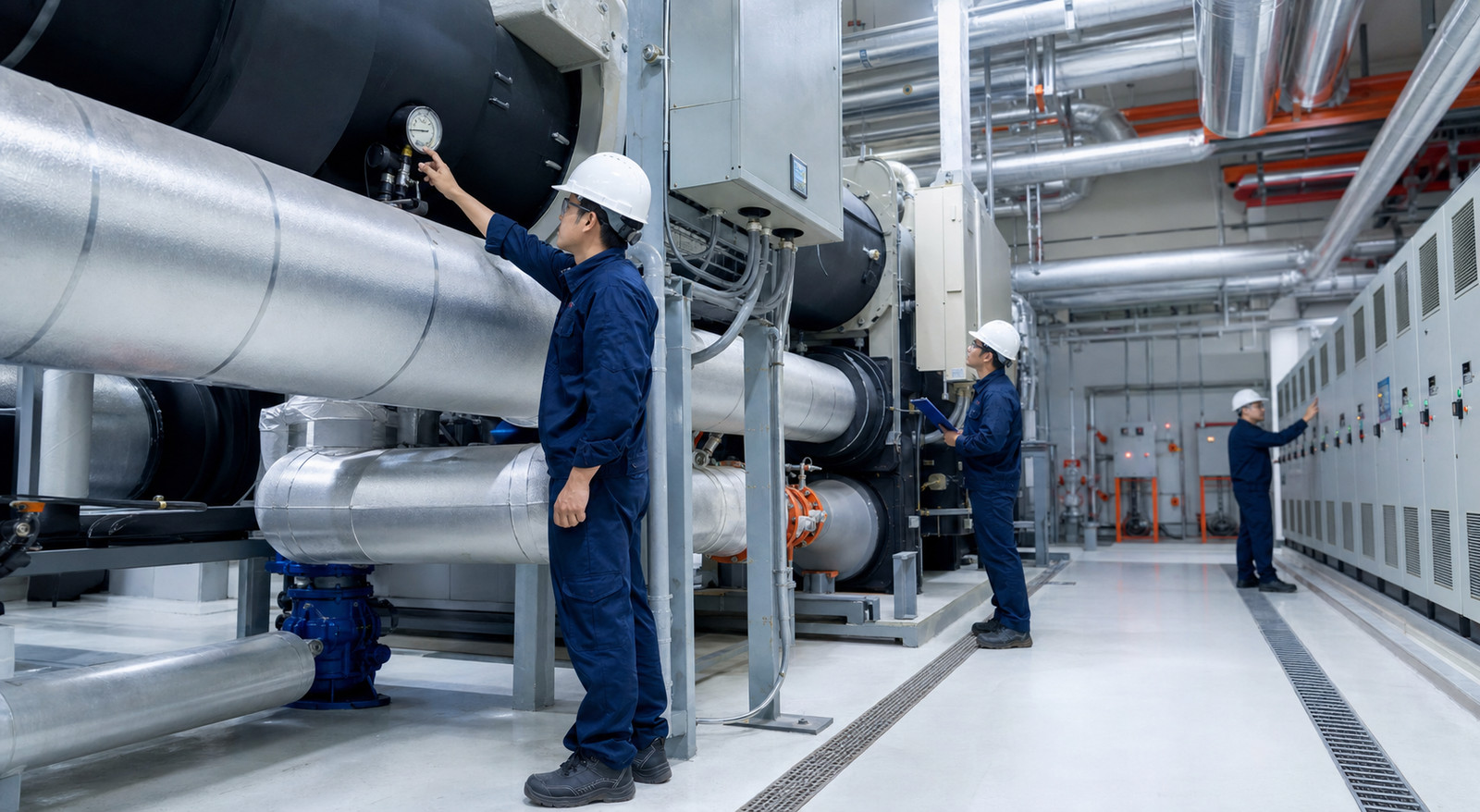 Thi Công Hệ Thống Chiller